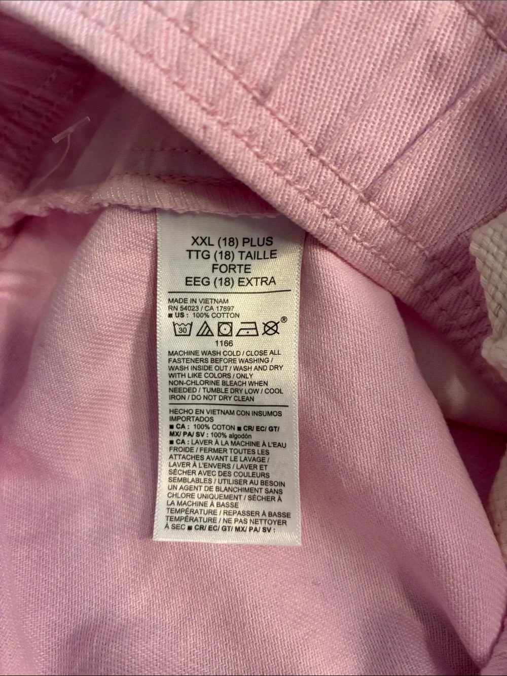 New! Old Navy High Rise Baggy Pink Wide-Leg Jeans 100% Cotton Girls XXL 18 Plus
